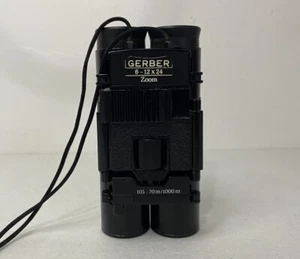 Gerber 6-12x24 Zoom Binoculars 1000m Vintage Made In Japan With Case Rare - Picture 1 of 11