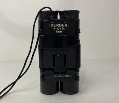 Gerber 6-12x24 Zoom Binoculars 1000m Vintage Made In Japan With Case Rare - Image 1 of 4
