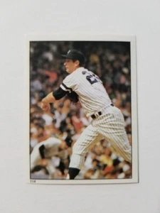 TOMMY JOHN 1981 TOPPS BASEBALL STICKER #114 NEW YORK YANKEES - Picture 1 of 2