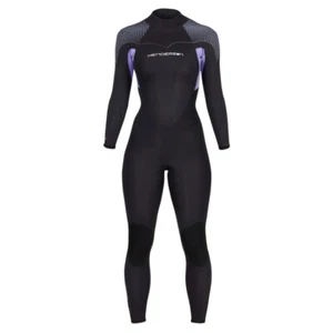 Open Box Henderson 5mm Damen Thermopren Pro Back Zip Neoprenanzug schwarz/lavendel - 6 - Bild 1 von 1