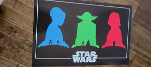 2015 SDCC COMIC CON EXKLUSIVES STAR WARS LIEST POSTER LEIA YODA DARTH VADER 11 X 17 - Bild 1 von 1