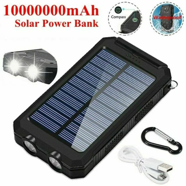Branded- 2000000 mAh Solar Power Bank for Mobile
