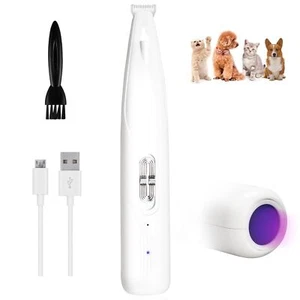 Electric Dog Paw Fur Trimmer Christmas Cordless Ear Hair Clipper Small Cats M... - Picture 1 of 6