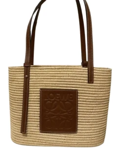 Beauty LOEWE LOEWE Square Bucket Anagram Shoulder Hand Bag Basket Bag Small - Picture 1 of 6