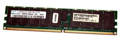4 GB DDR2-RAM 240-pin Registered-ECC 2Rx4 PC2-5300P  'Samsung M393T5166AZA-CE6' - Photo 1/2