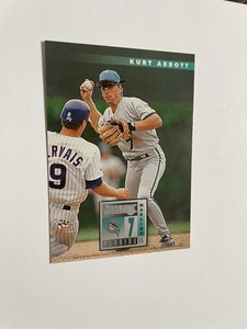 1995 Donruss Baseball Card #428 Kurt Abbott Florida Marlins