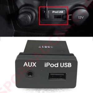 Black AUX iPod USB Connector Jack Assy For 2007-2010 Elantra 961202H5009Y - Foto 1 di 5