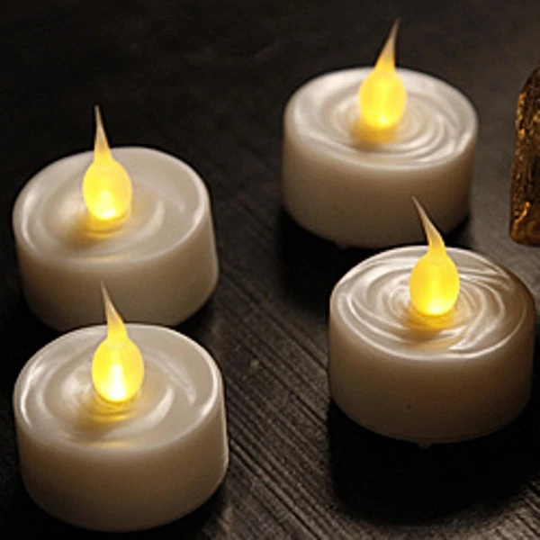 Set Of 4 Tea Lights With 5 Hour Timer - Image 1 of 1
