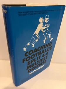 COACHING FOOTBALL'S SPLIT 4-4 MULTIPLE DEFENSE by Pete Dyer 1980 Good/VG - Picture 1 of 2