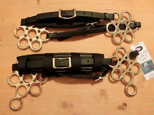 Hackamore FLOWER Biothane acero inoxidable latón rueda de la suerte sin dentición - Imagen 1 de 1