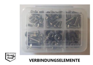 UNC EDELSTAHL A2 Zollschrauben Sortiment 80 Teile ISO 7380 Linsenkopf No.8-32 - Bild 1 von 1