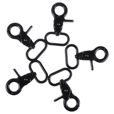 5 Pcs Swivel Clasps Lanyard Snap Hook Dog Collar Leash Buckle Trigger Hooks - Image 1 of 4