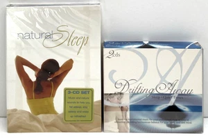 Sleep Music Aids 2 Sets Natural Sleep 3 CDs & Drifting Away 2 CDs - 2 NEW Sealed - Picture 1 of 8