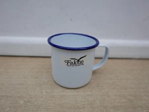 FALCON 8CM WHITE ENAMEL MUG 50008 - Picture 1 of 1