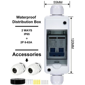Bo?te ??tanche avec d??connecteur PV 6125A AC400V protection ??nergie solaire - Imagen 1 de 46