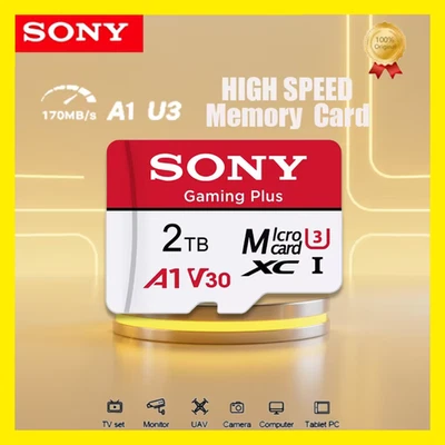 Sony 2TB 1TB 512GB 256GB 128GB Fast High-Speed Class 10 Micro SD/TF Memory Cards - Image 1 of 4