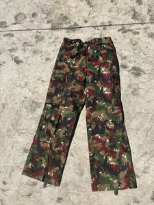 Swiss Alpenflage BDU Pants size 44 76 Camo Camouflage Military Medium Regular - Picture 1 of 6