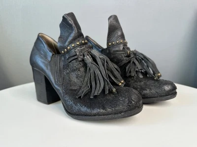 S.98 Airstep Cuero Botines Flecos Tachuelas Avant Garde Talla 40 Foto 1 de 4