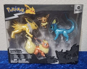 Pokémon Select Evolution Battle Figure Multi-Pack Eevee Flareon Jolteon Vaporeon - Picture 1 of 2