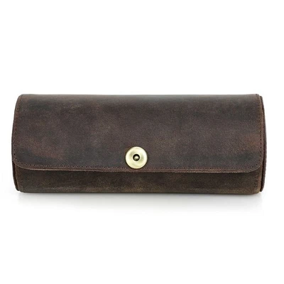 Органайзер для галстука из натуральной кожи чехол мужской дорожный галстук коробка держатель для галстука сумка для хранения - Изображение 1 из 4