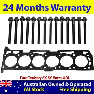Permaseal Cylinder Head Bolt&Gasket Kit For Ford Territory SX SY Barra 4.0L - Picture 1 of 8