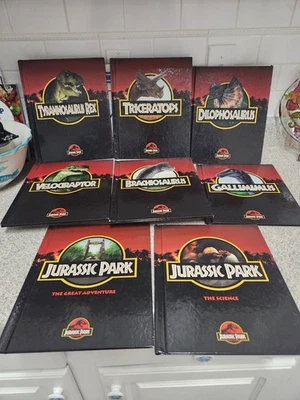 1993 / Jurassic Park Movie Picture Book Set 1-8 / Hardcover - Image 1 of 4
