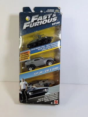 Fast & and Furious Custom Mission Pack Mattel Ripsaw, Flip Car, Buggy SEALED NIB - Image 1 of 4
