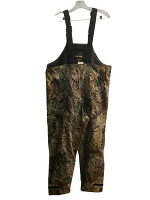 Men's LaCrosse Rainwear Camo Bib - 100% Nylon And PVC - Size Large - Image 1 of 4