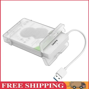 K104 2,5 Zoll USB 3.0 SATA HDD Box Festplattengehäuse (weiß) - Afbeelding 1 van 9