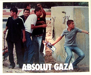 ABSOLUT GAZA - 2001 - 8"X11" - Magazin Wodka Werbung Kunstdruck - Neuwertiger Zustand - Bild 1 von 2