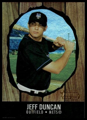 2003 Bowman Heritage #225 Jeff Duncan Rainbow - Image 1 of 2