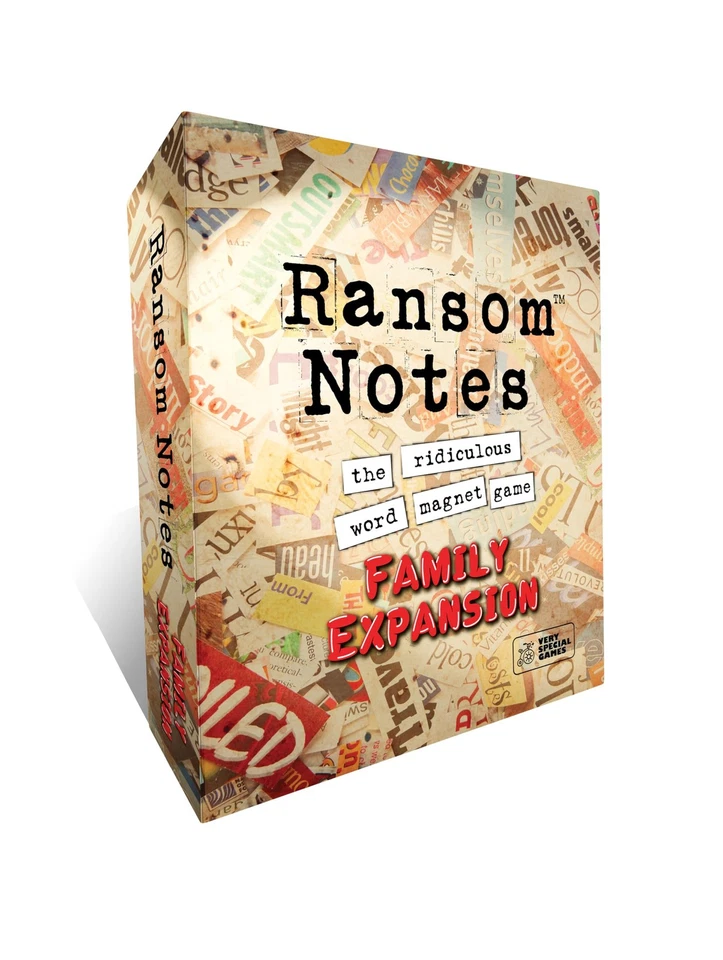 Ransom Notes Expansion Pack Edición Familiar - The Ridiculous Word Magnet Party Foto 1 de 1