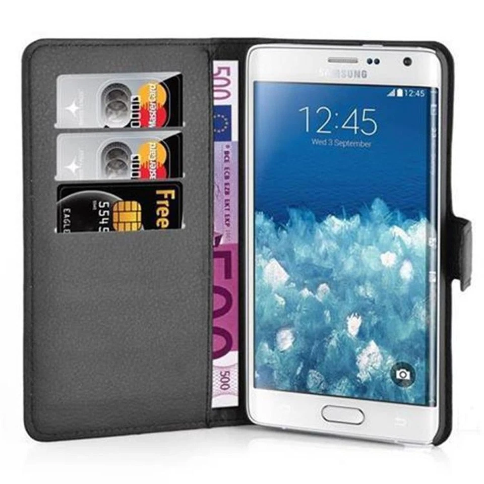Case for Samsung Galaxy NOTE EDGE Protection Book Wallet Phone Cover Magnetic - Image 1 of 1