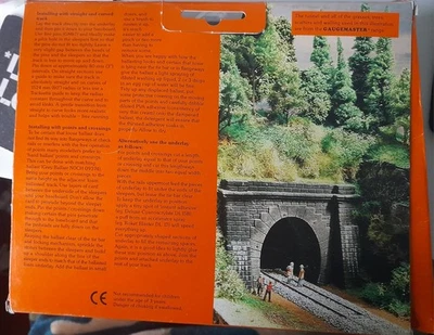 GAUGEMASTER GM200 Grey Ballasted Underlay OO/HO Gauge 5m Roll Scenic Modelling - Image 1 of 4