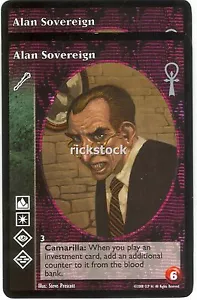 VTES Alan Sovereign x2 Ventrue BSC Jyhad - Imagen 1 de 1
