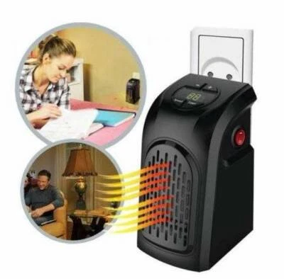 Mini stufa portatile da casa ventola presa elettrica regolabile 400W - Immagine 1 di 4