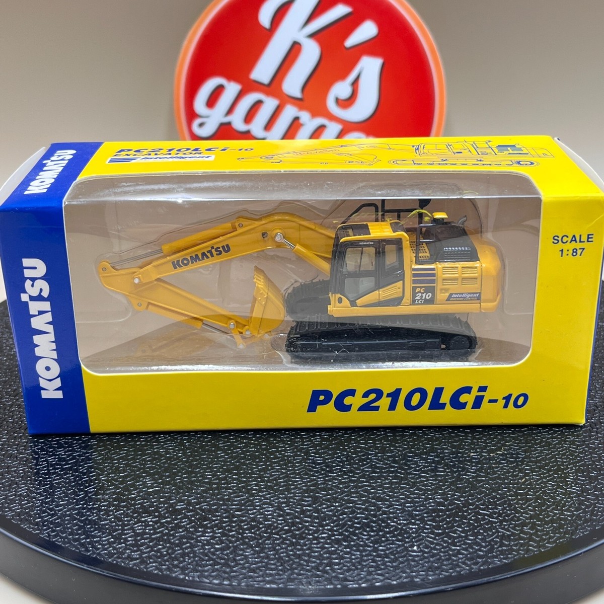 KOMATSU ミニカーセット 1:87 Komatsu PC2000-8 Backhoe / Excavator By Ken Kraft / NZG 1/50