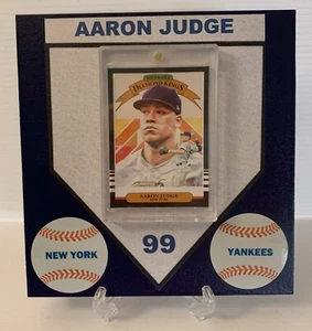 Aaron Judge Yankees handmade plaque with 35pt case (card not included) - Picture 1 of 5