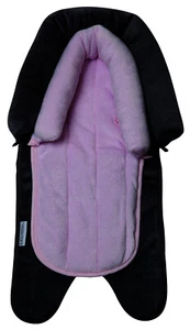 Playette 2-in-1 Baby/Infant Sleeping Neck/Head Cushion Support Charcoal Pink - Picture 1 of 2