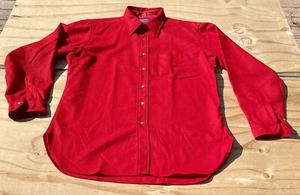 Pendelton reine Schurwolle Herren Button Down Tasche rot Gr. L USA Made - Bild 1 von 8