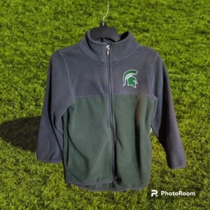 Rivalry Threads Zip Up Fleece Boy's Size S 6/7 Michigan State  (p23) - Picture 1 of 2