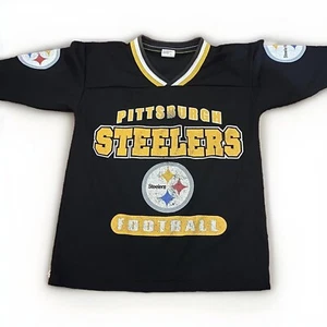 Vintage Pittsburgh Steelers Jersey Shirt Boys 10-12 Football Single Stitch USA - Bild 1 von 12