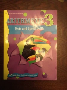 A Beka Arithmetiklehrer 3. Klasse - Tests und Geschwindigkeitsübungen - neu unbenutzt - Bild 1 von 4
