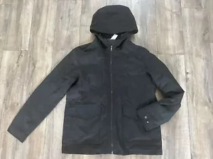 Neu Herren schwarze Jacke wasserdicht aus Banana Republic, Größe L - Bild 1 von 6