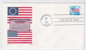TurtlesTradingPost- American Flag 1988 #2278 FDC- Artmaster Cachet - Picture 1 of 2