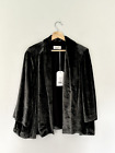 Toast Silk Velvet Shirt Kimono Size 18 Slate Grey BNWT