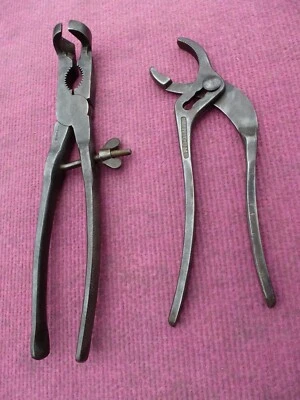 outils anciens lots de 2 pinces 1 unicum 1 bost freres - Photo 1/4