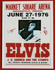 ELVIS - CONCERT TOUR SERIES - Card #11 - INDIANAPOLIS - Sporting Profiles 2016
