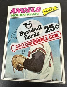 1977 Topps Cello Baseball Pack Nolan Ryan On Top Near Mint Well Centered! - Picture 1 of 2