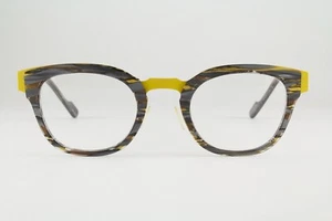 Rare Authentic Anne et Valentin FRANCESCA U 185 46mm Yellow Gray Marble France - Picture 1 of 7